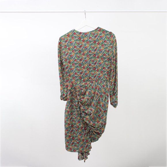 3.1 Phillip Lim Ruched Floral Tea Dress - Picture 2 of 3